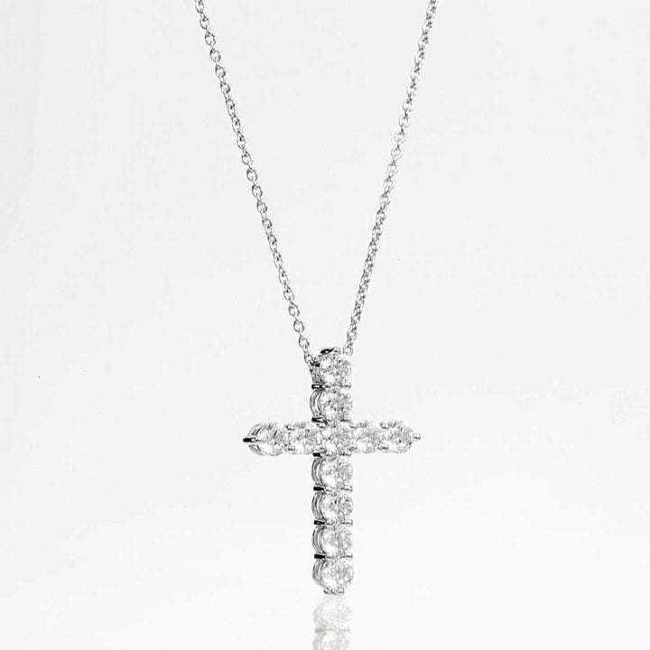 Petite cross pendant