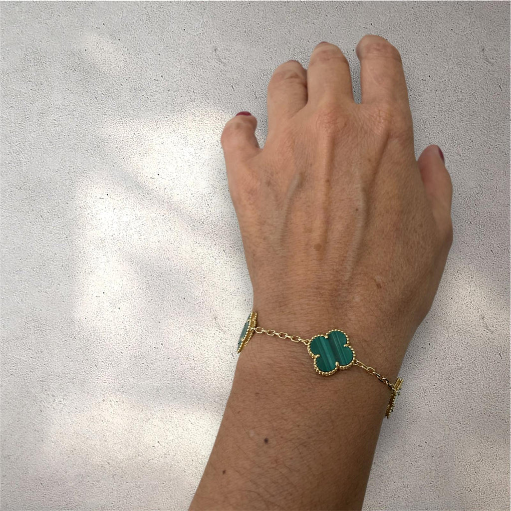 MALACHITE CLEEF BRACELET