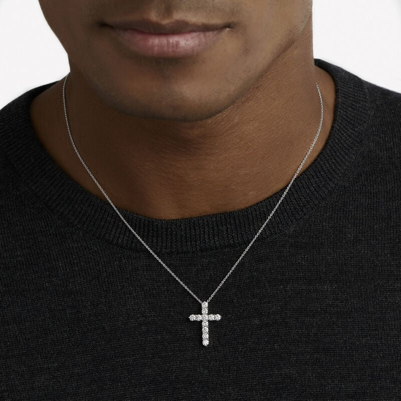 Petite cross pendant