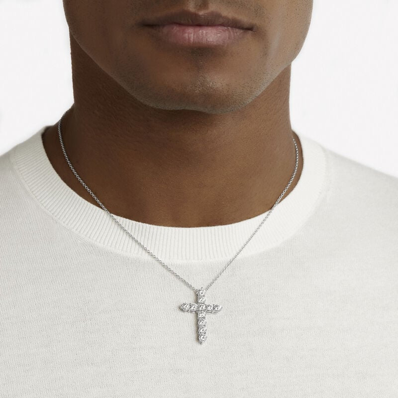 Petite cross pendant