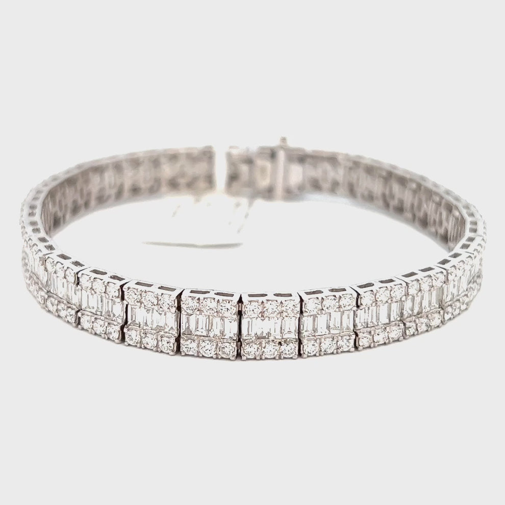 BAGUETTE TENNIS BRACELET