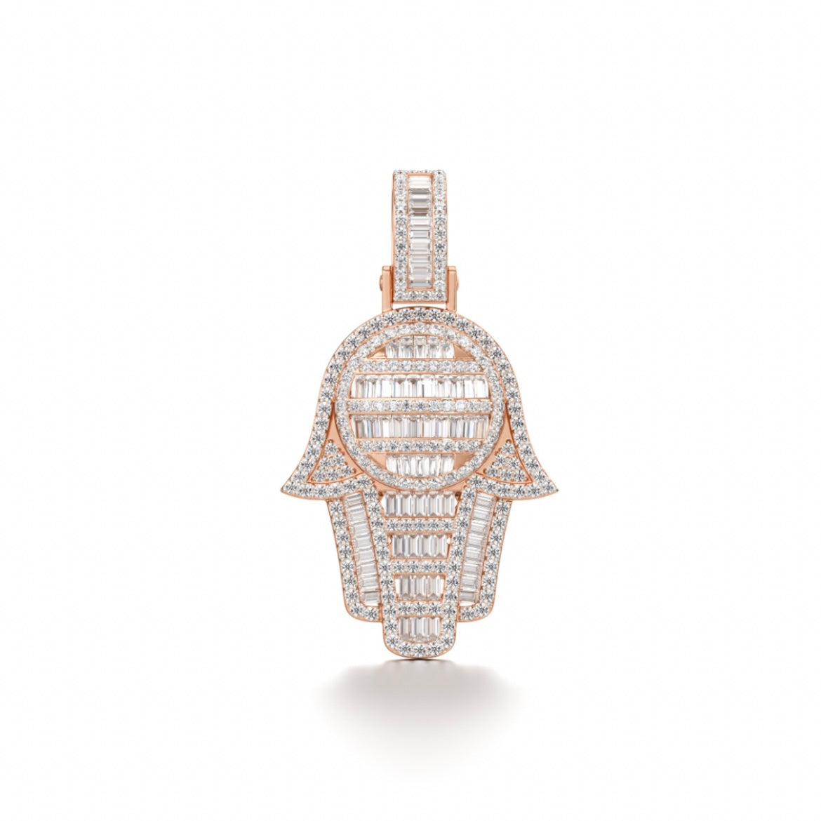 DIAMOND HAMSA PENDANT