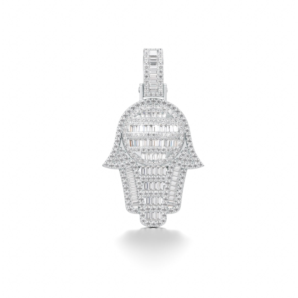 DIAMOND HAMSA PENDANT