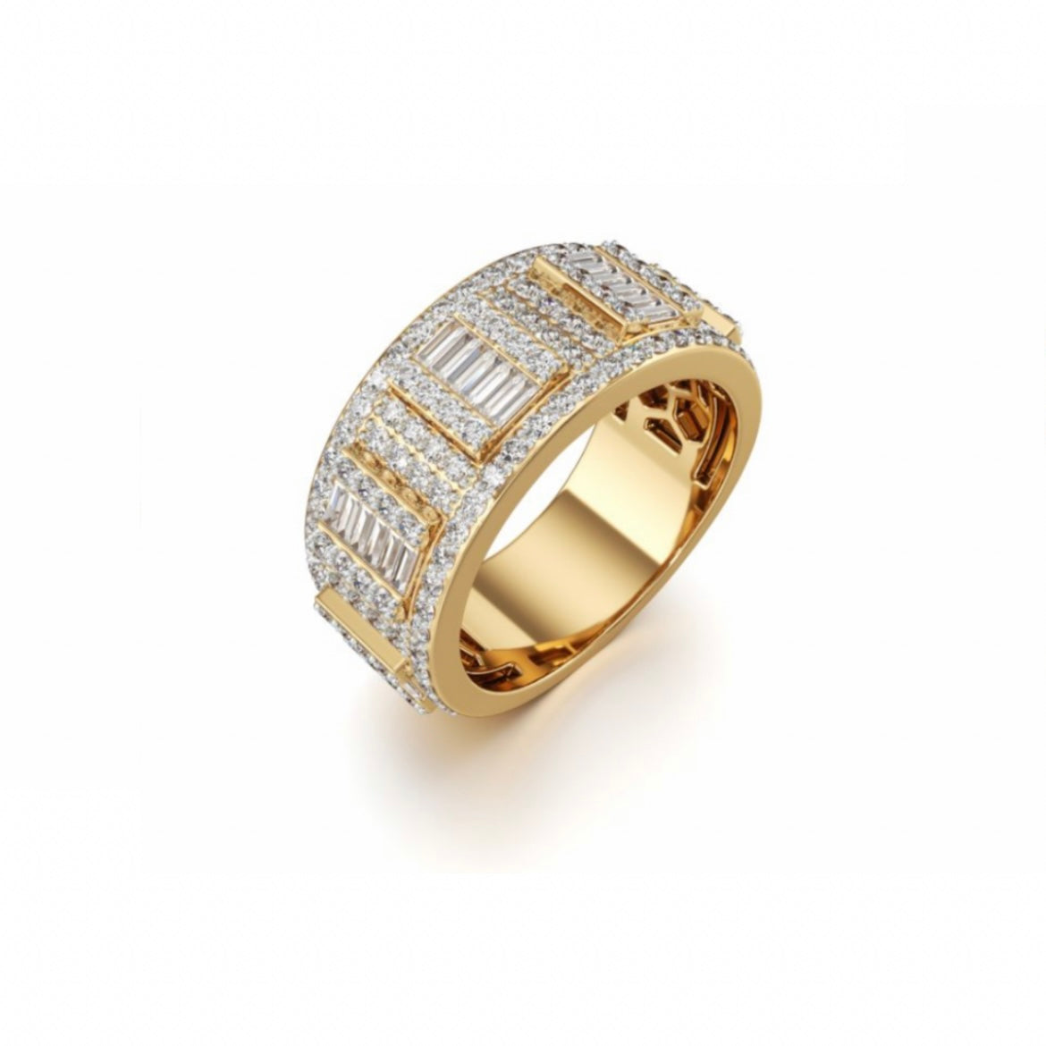 BAGUETTE LUXE LUSTER RING